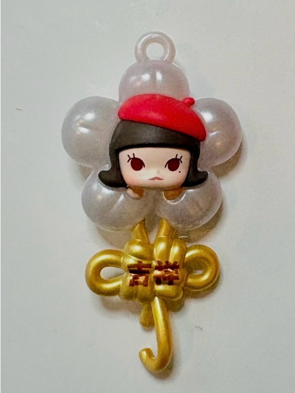 Molly POP BEAN New Year Hanging Flower Charm | Fortune Bell|Rare!